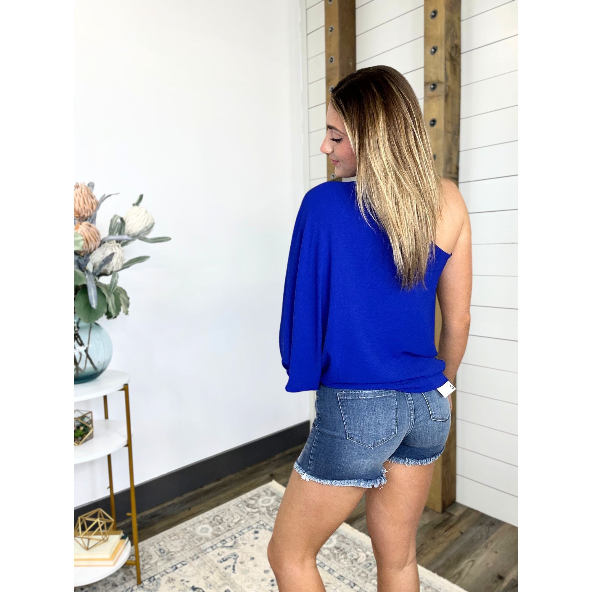 Kendra  Mid-Rise Denim Shorts