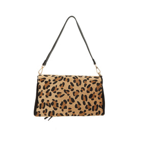 Jenna Leopard Print Crossbody and Shoulder Bag