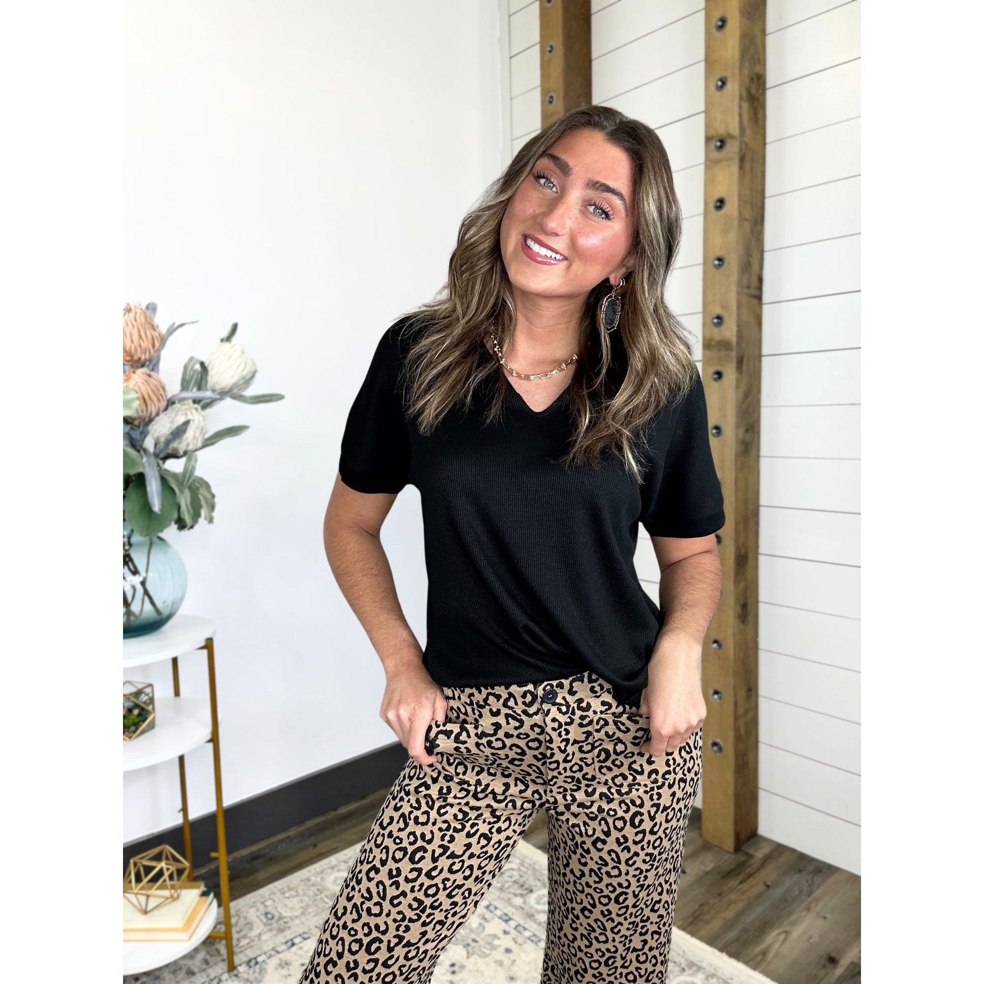 Feeling Fierce Leopard Print Pants