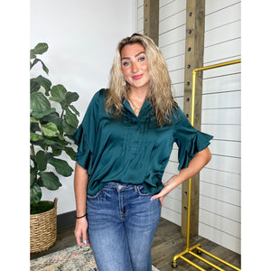 Major Moment Satin Blouse