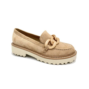 Callie Suede Buckle Penny  Loafer