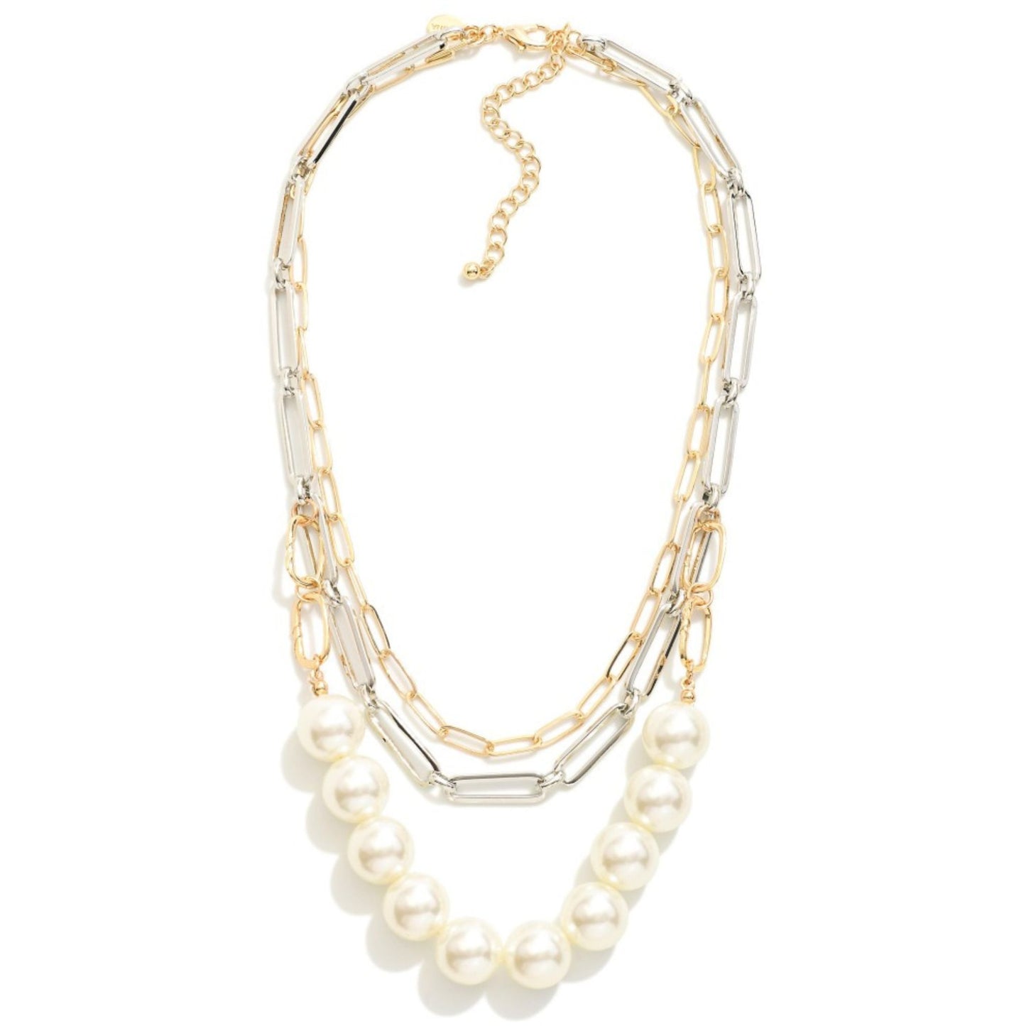 Mix & Mingle Chain + Pearl Necklace