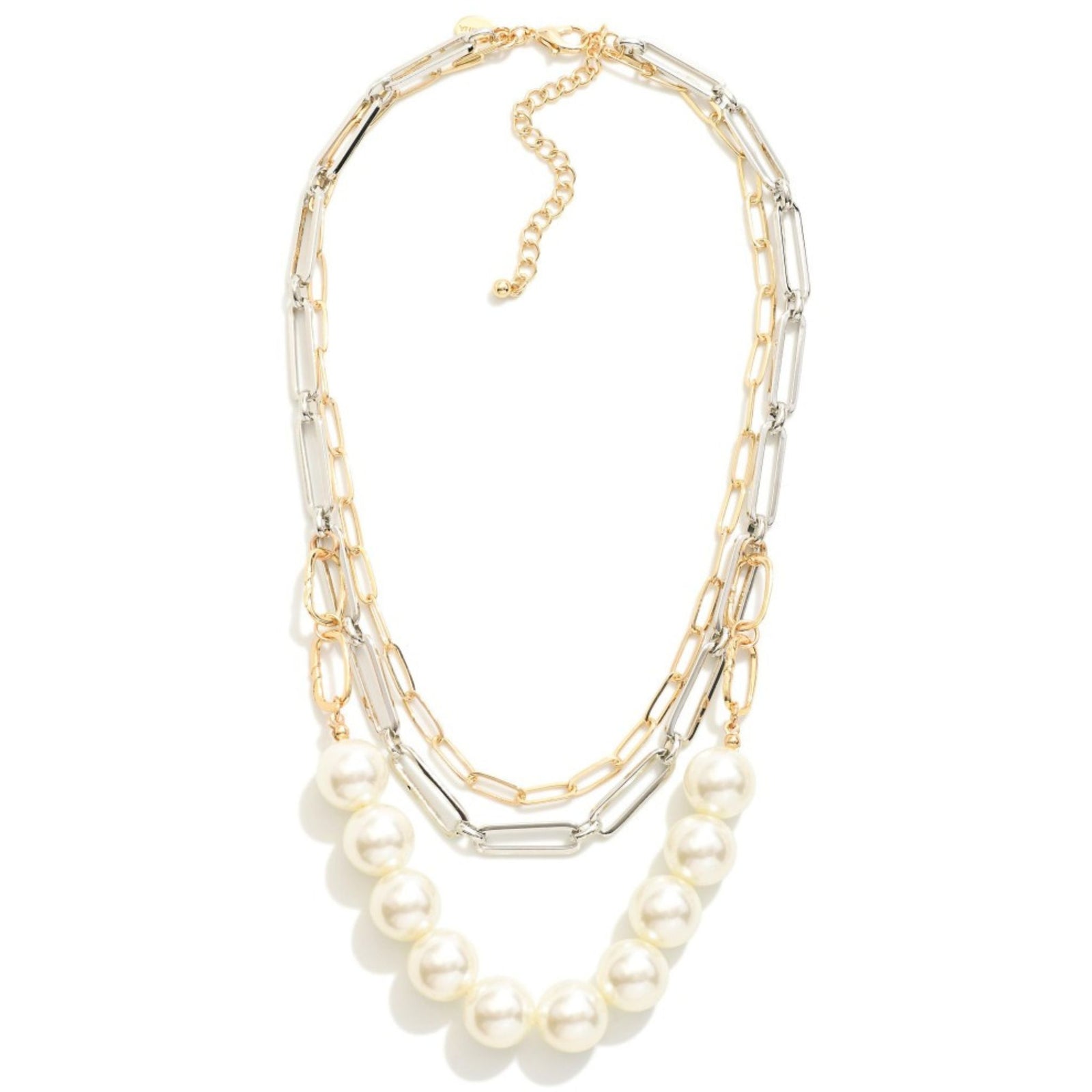 Mix & Mingle Chain + Pearl Necklace