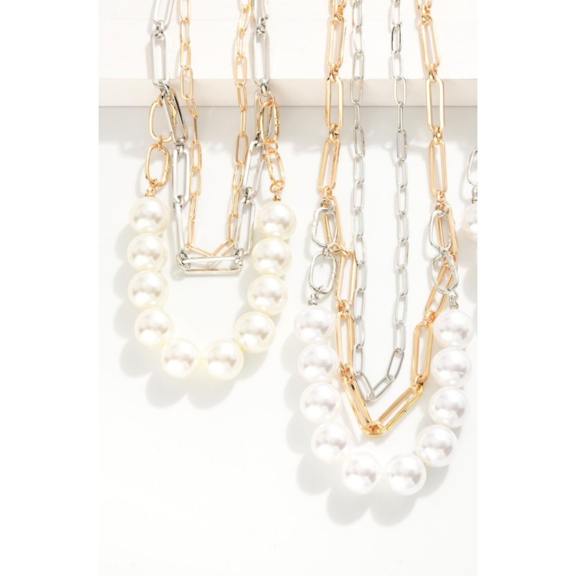 Mix & Mingle Chain + Pearl Necklace