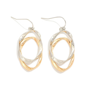 Secret To Tell Oval Drop Earrings