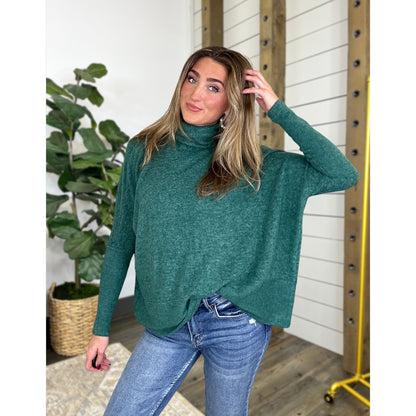 No Plans Needed Turtleneck Sweater