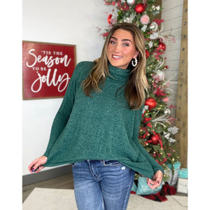 No Plans Needed Turtleneck Sweater