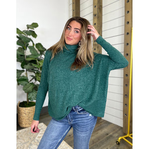 No Plans Needed Turtleneck Sweater