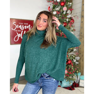 No Plans Needed Turtleneck Sweater