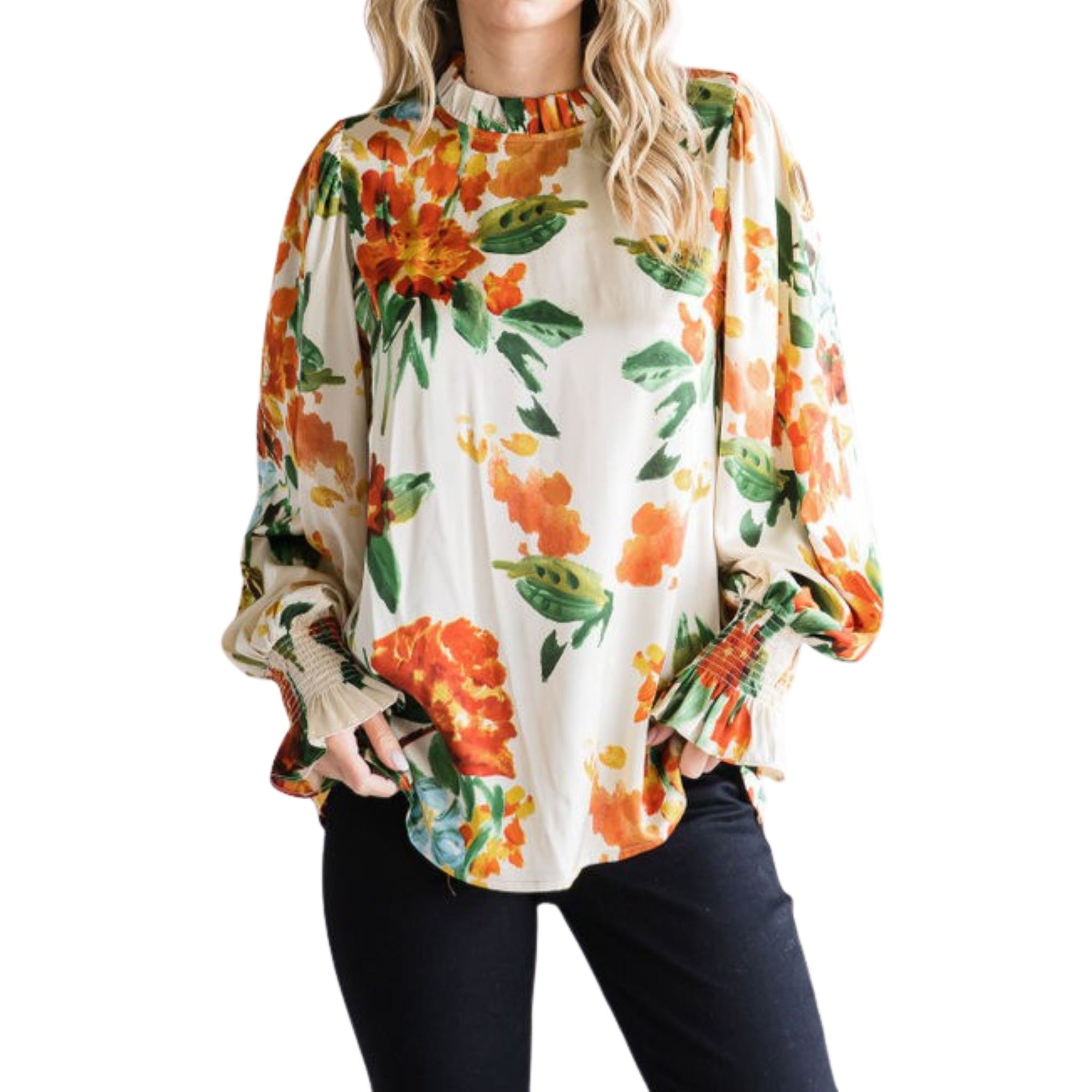 Like No Other Print Blouse