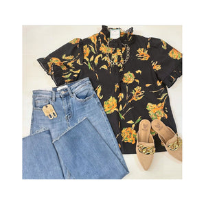 Be The One Floral Top