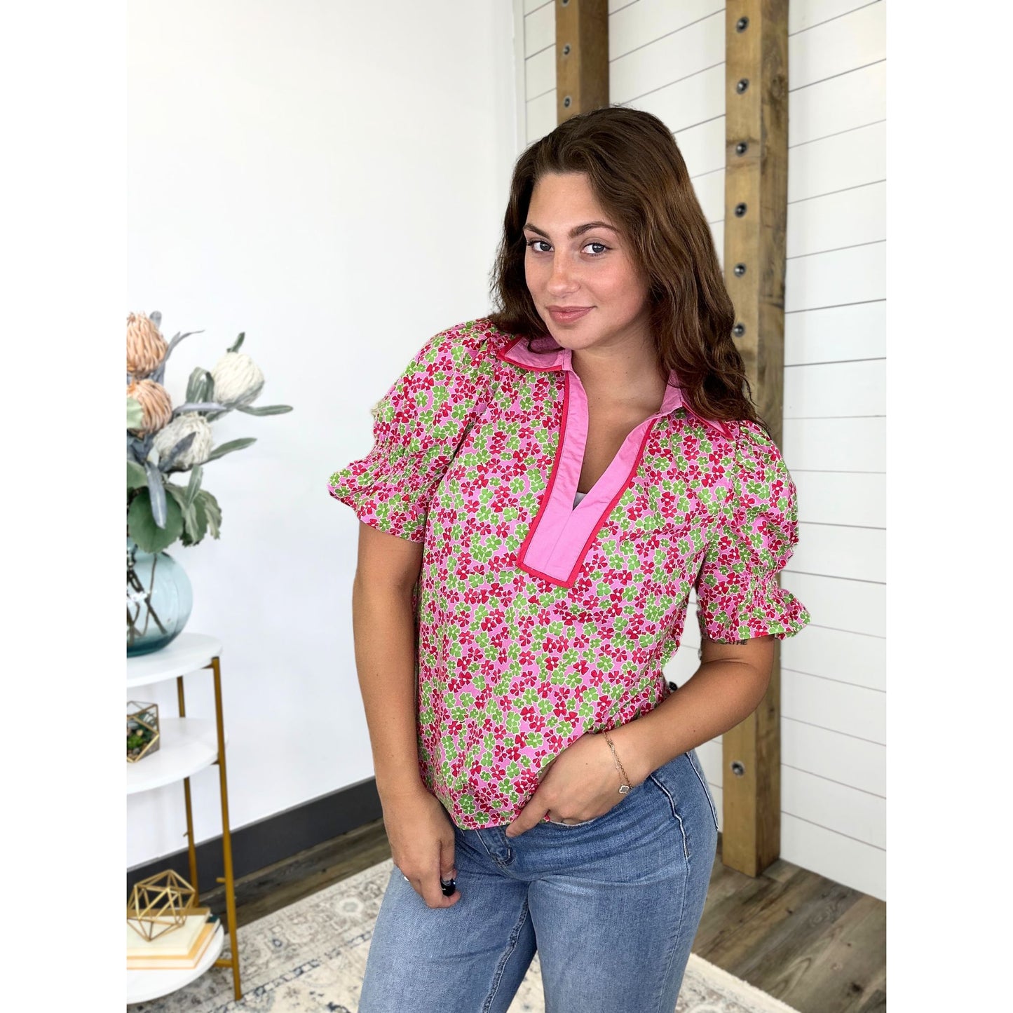 Puff & Petals Top