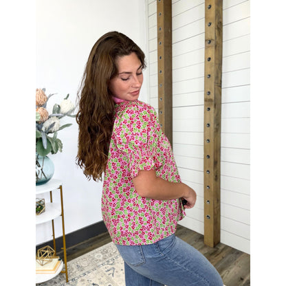 Puff & Petals Top