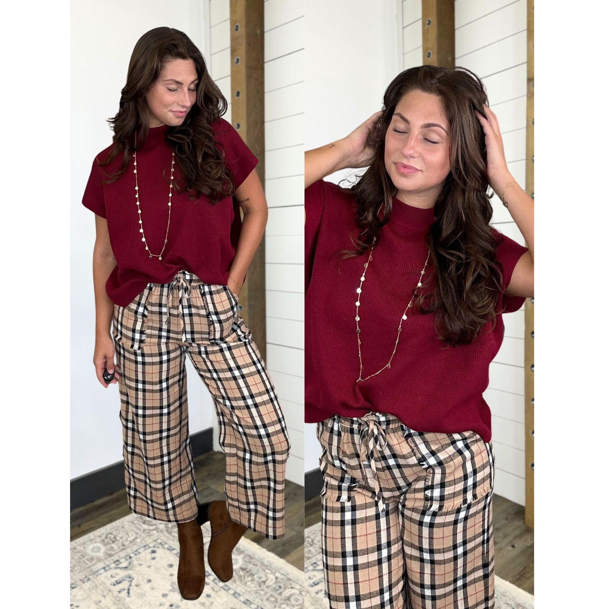 Fringe Factor Plaid Pants