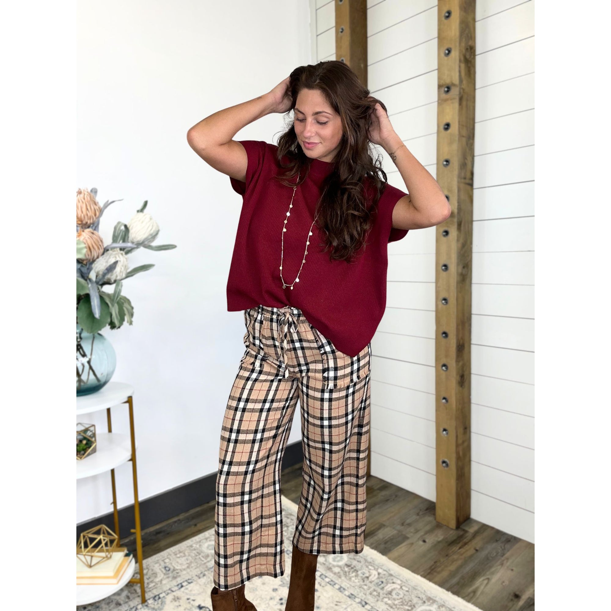 Fringe Factor Plaid Pants