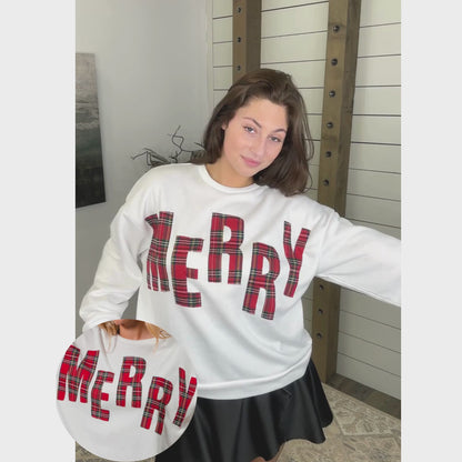 Merry Fleece Sweatshirt