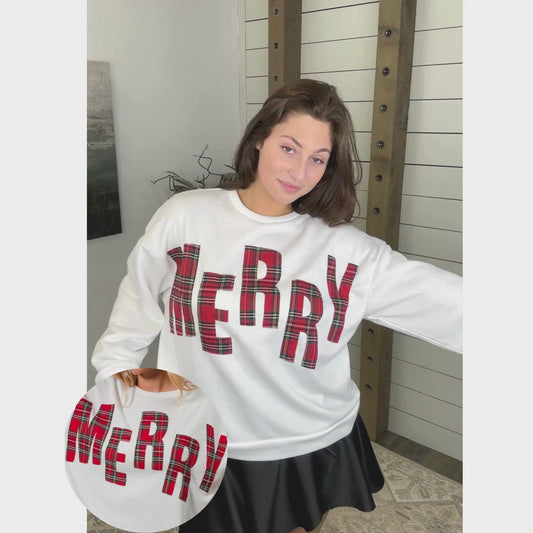 Merry Fleece Sweatshirt