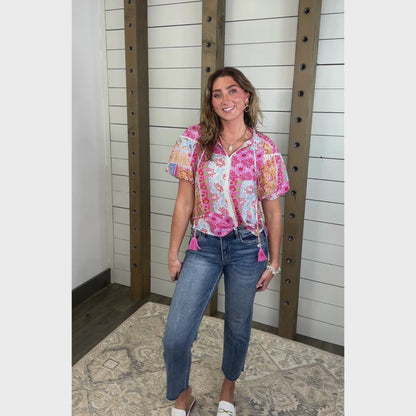 Painted Garden Top