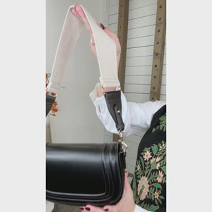 Vanilla Bean Crossbody Handbag