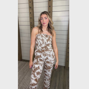 Something About Her Print  Jumpsuit
