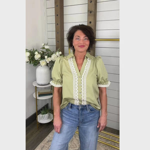 Rosemary Button Down Top