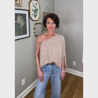 Sasha One Shoulder Top