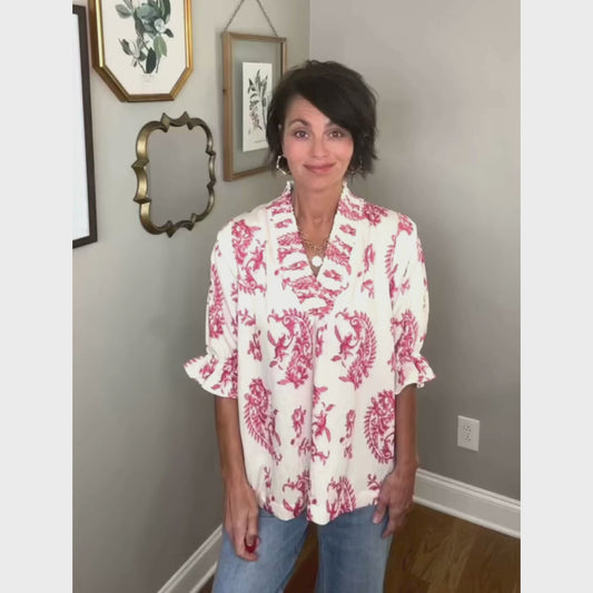 Oasis Print Top