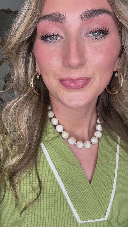 Seersucker Midi Dress