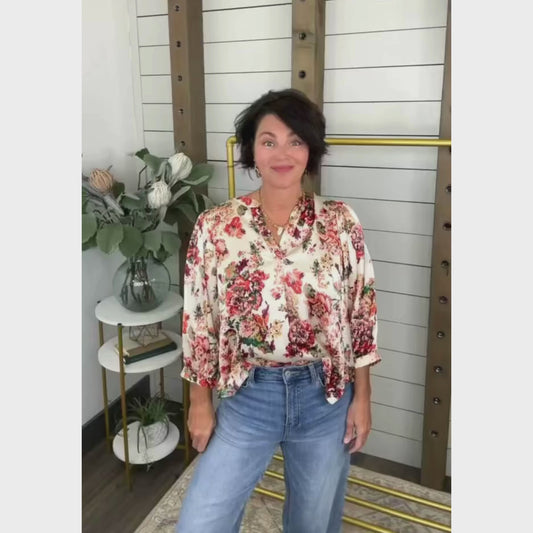 Floral Elodie Top