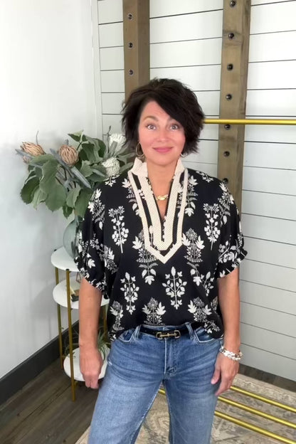 Every Which Way Floral Top