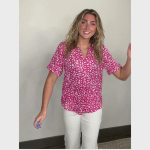 Spotted & Chic Top