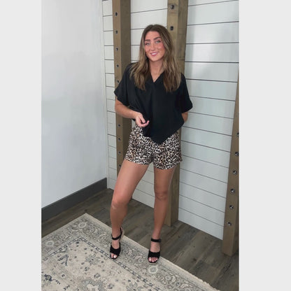Bold Instinct Leopard Shorts