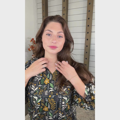 Maple & Midnight Top