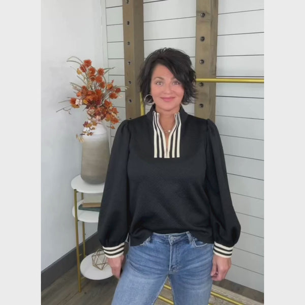 Harper Zip Top - Tiffany Lane Boutique