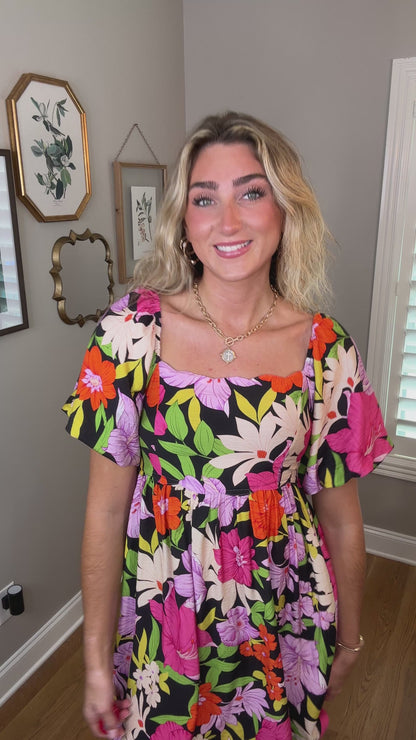 Bloom Scallop Dress