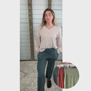 RAE MODE-Casual Fridays Wide Leg Cargo Pants