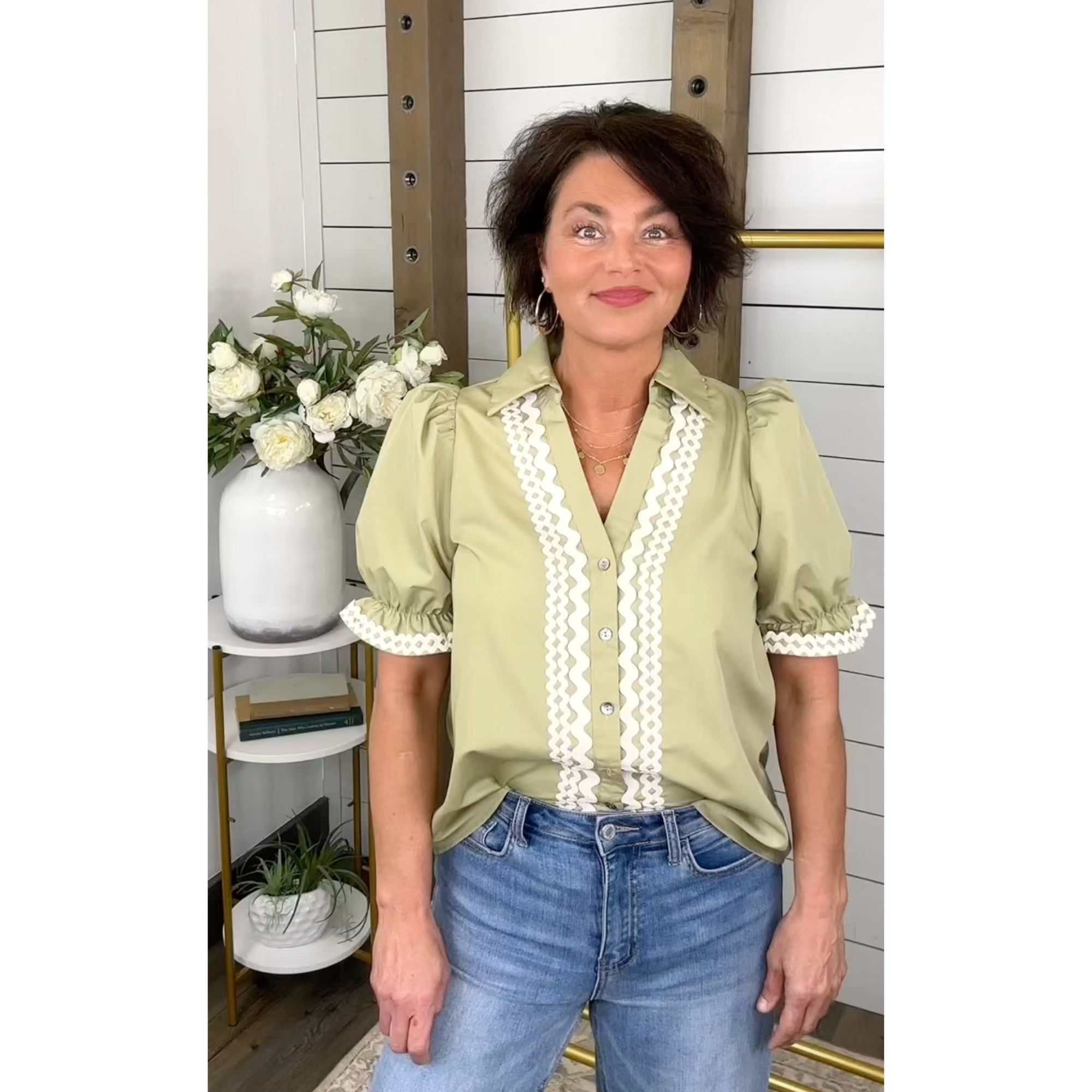 Rosemary Button Down Top