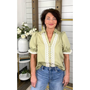 Rosemary Button Down Top