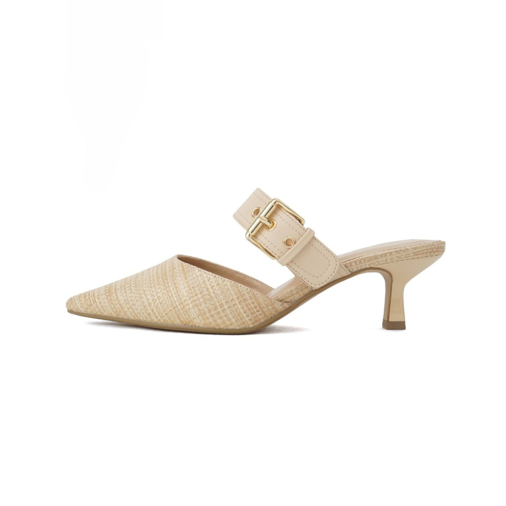 Stay On Point Raffia Heels