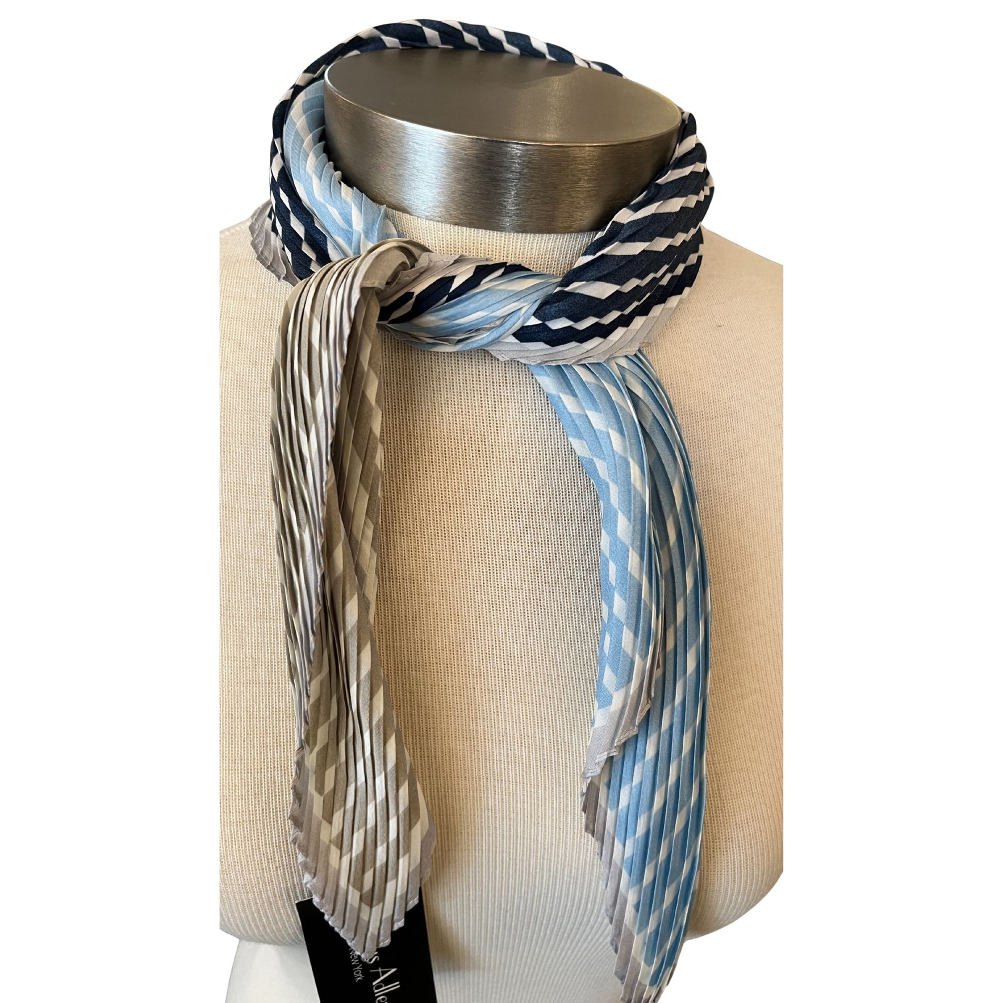 Pleated Neckerchief Scarf