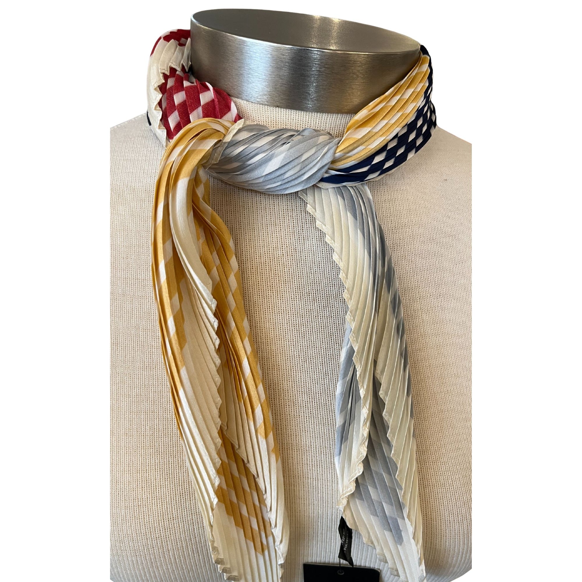 Pleated Neckerchief Scarf