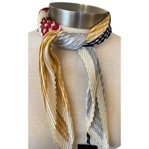 Pleated Neckerchief Scarf