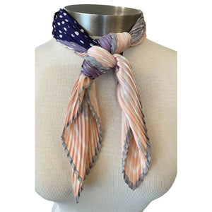 Pleated Neckerchief Scarf