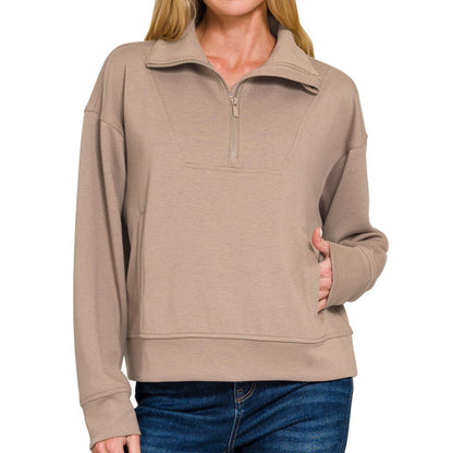 Get Moving Scuba Half Zip Pullover