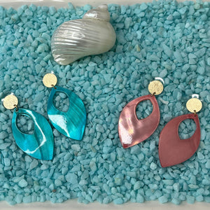 Island Cove Teardrop Shell Earrings