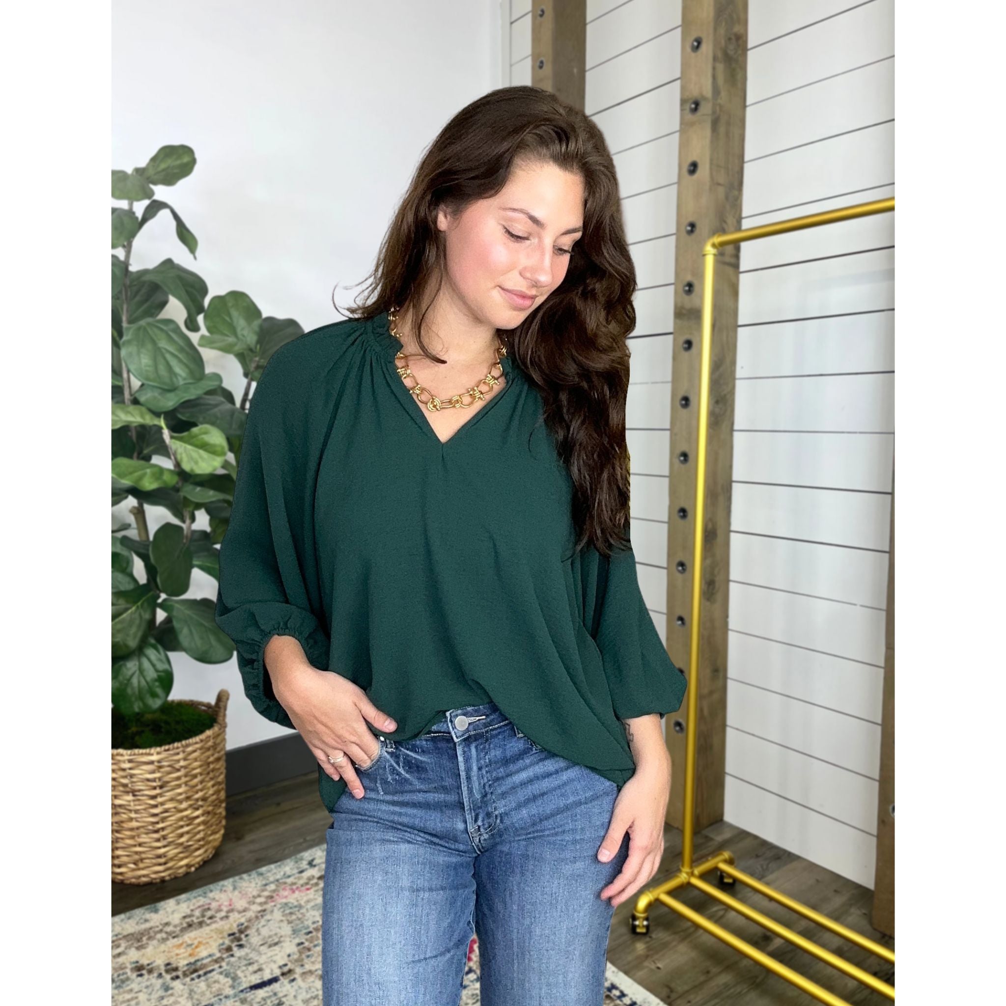 Sienna Blouse - Tiffany Lane Boutique Sienna Blouse - Tiffany Lane Boutique