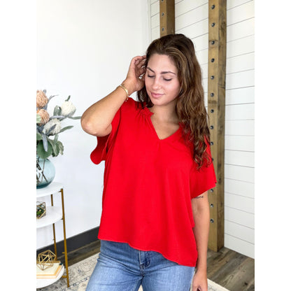 Flutter Sleeve Top