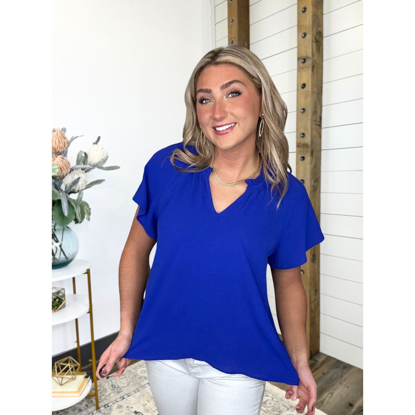 Flutter Sleeve Top