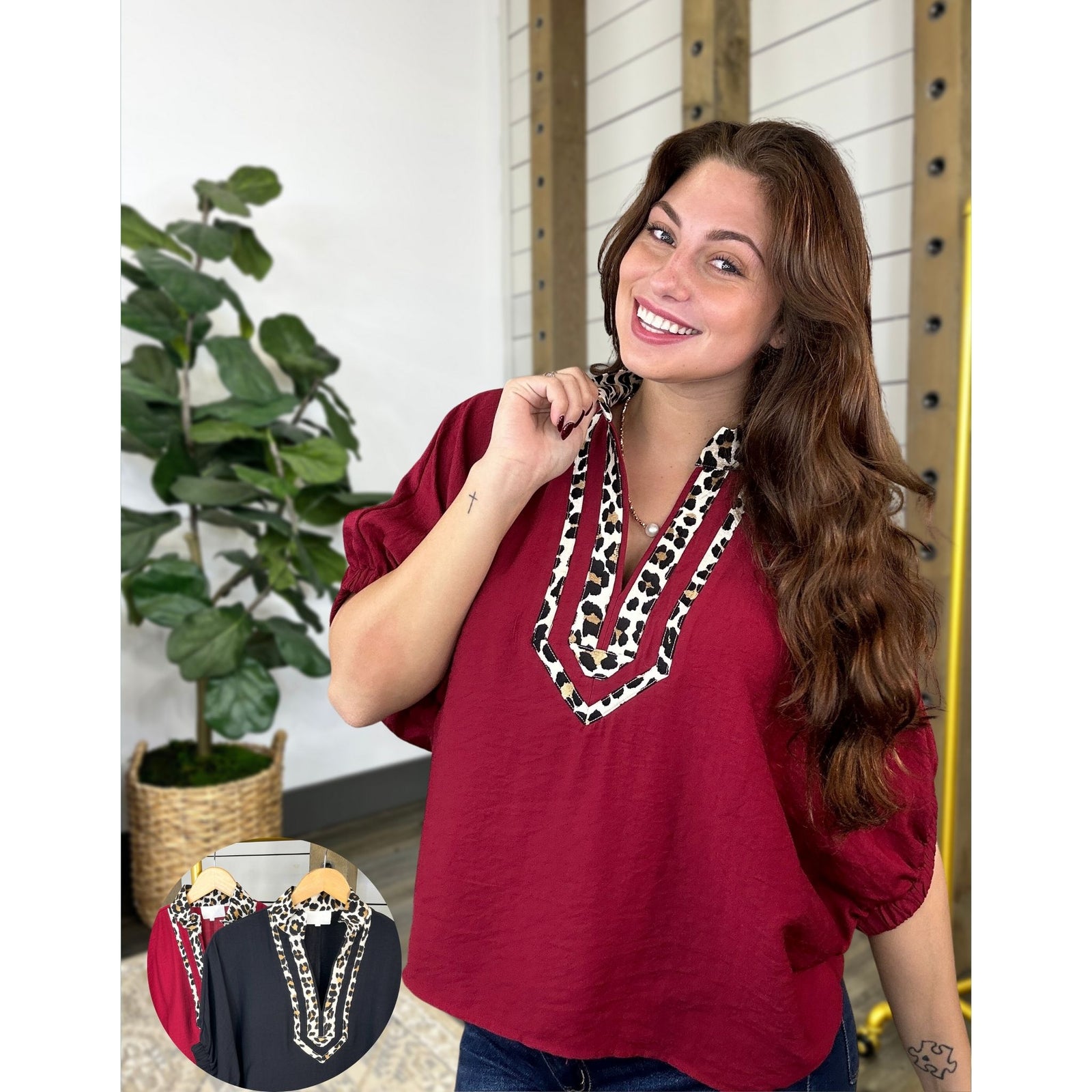 Solid Center Of Attention Top