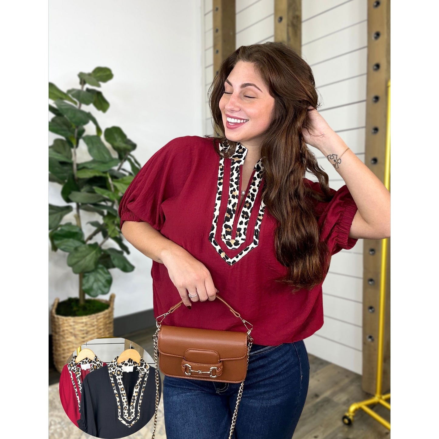 Solid Center Of Attention Top